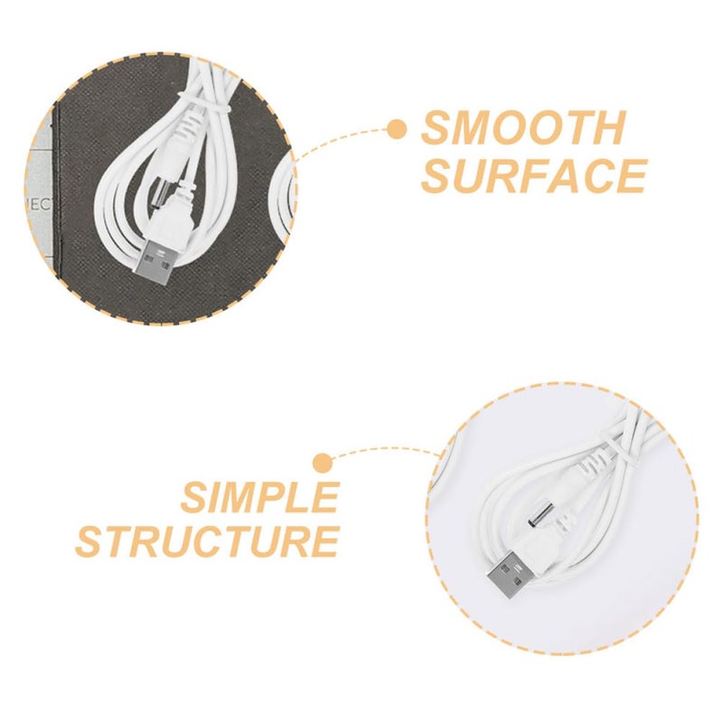 USB To DC Charging Cable 1.5M 3.5X1.35Mm Black Power Cord For Industrial Electronic Devices - Image 3